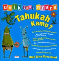 Image of Unik Tapi Nyata Tahukah Kamu?